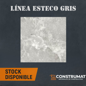 ESTECO GRIS BRILLANTE 36X36