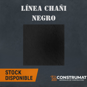 CHAÑI NEGRO BRILLANTE 43X43
